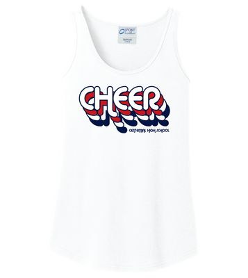 Centennial Cheer - Retro Stacked - Cotton Tank