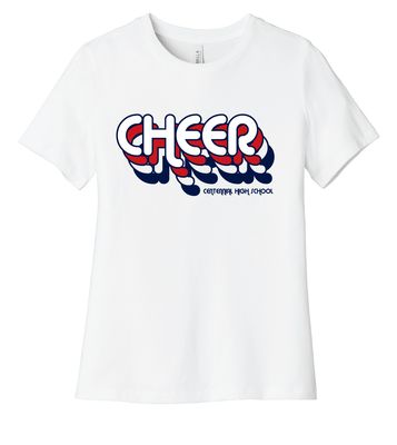 Centennial Cheer - Retro Stacked - Bella+Canvas Ladies