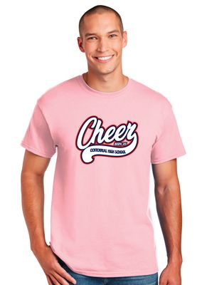 Centennial Cheer - Cursive - Short Sleeve