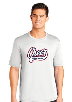 Centennial Cheer - Cursive - Dri-Fit Short Sleeve