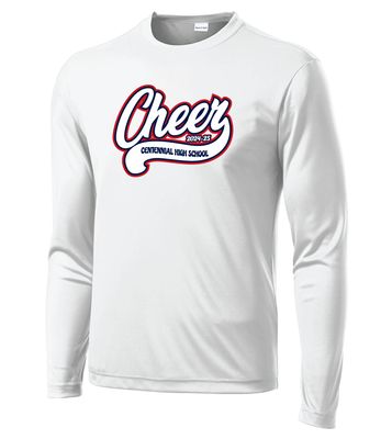 Centennial Cheer - Cursive - Dri-Fit Long Sleeve