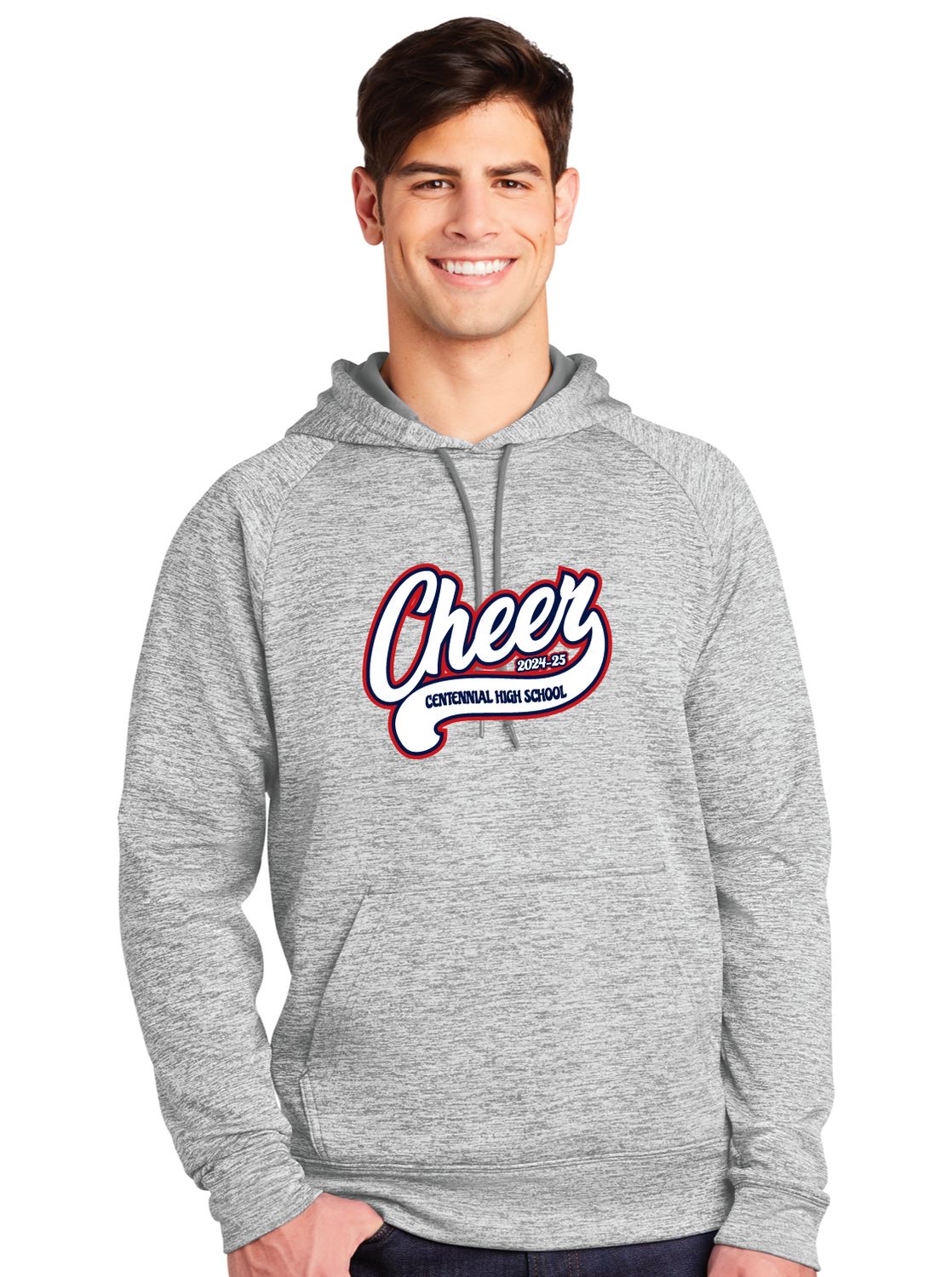 Centennial Cheer - Cursive - Electric Dri-Fit Hoodie