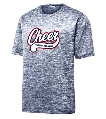 Centennial Cheer - Cursive - Electric Dri-Fit Short Sleeve