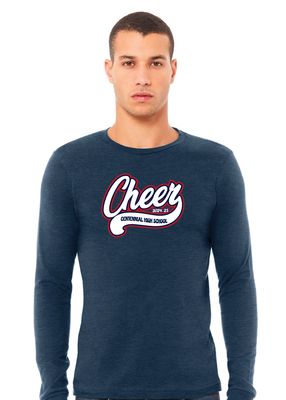 Centennial Cheer - Cursive - Bella+Canvas Long Sleeve