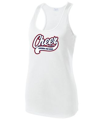 Centennial Cheer - Cursive - Dri-FIt Racerback Tank
