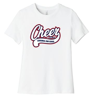 Centennial Cheer - Cursive - Bella+Canvas Ladies