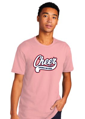 Centennial Cheer - Cursive - Next Level Short Sleeve