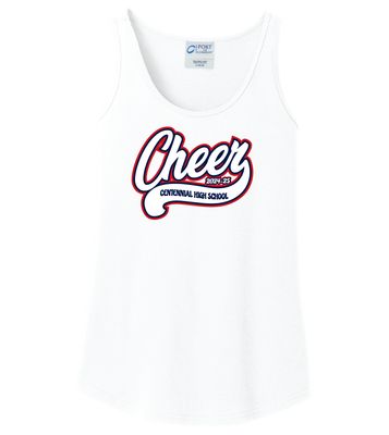 Centennial Cheer - Cursive - Cotton Tank