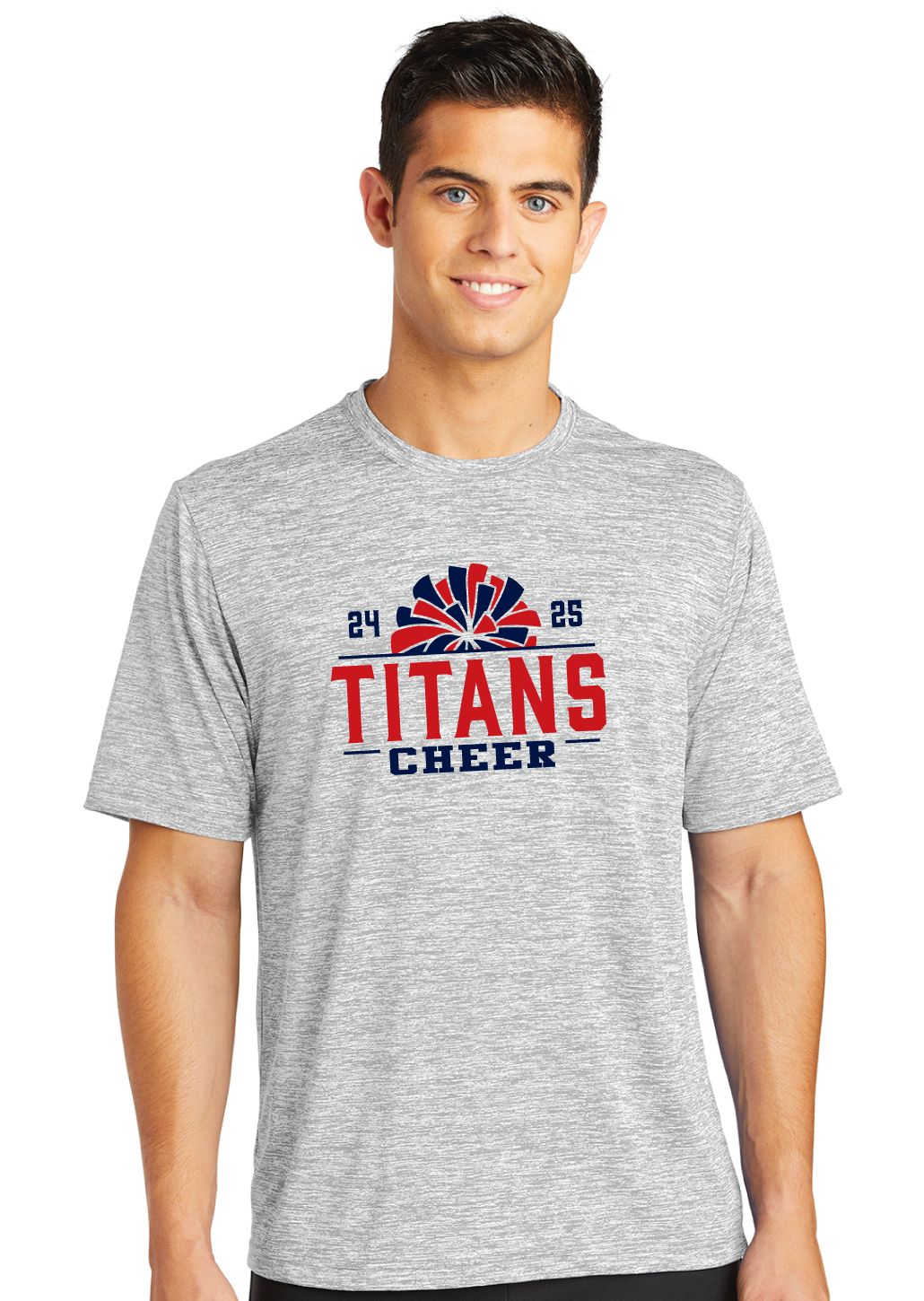 Centennial Cheer - Titan Pom - Electric Dri-Fit Short Sleeve