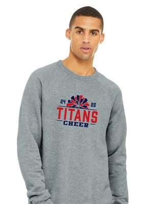 Centennial Cheer - Titan Pom - Bella+Canvas Crew Sweatshirt
