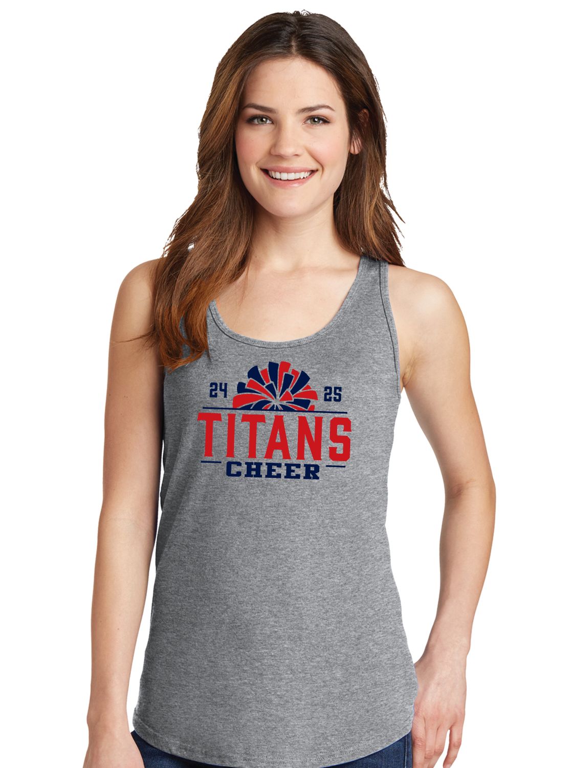 Centennial Cheer - Titan Pom - Cotton Tank
