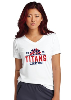 Centennial Cheer - Titan Pom - Dri-Fit V-Neck
