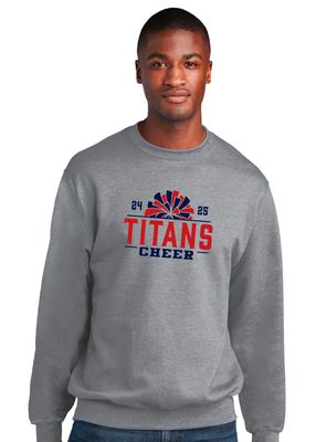 Centennial Cheer - Titan Pom - Crew Sweatshirt