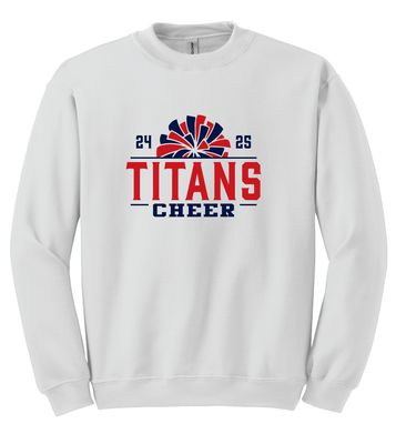 Centennial Cheer - Titan Pom - Crew Sweatshirt