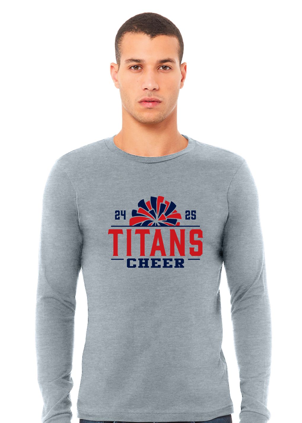 Centennial Cheer - Titan Pom - Bella+Canvas Long Sleeve