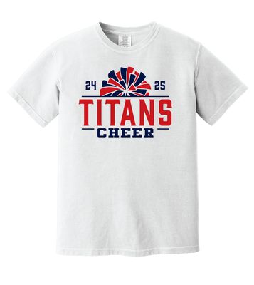 Centennial Cheer - Titan Pom - Comfort Colors Short Sleeve
