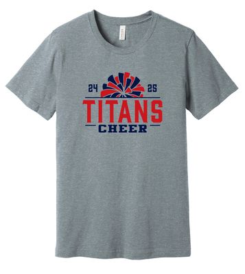 Centennial Cheer - Titan Pom - Bella+Canvas Short Sleeve