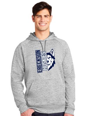 Ereckson Huskies - Half Husky - Electric Dri-Fit Hoodie
