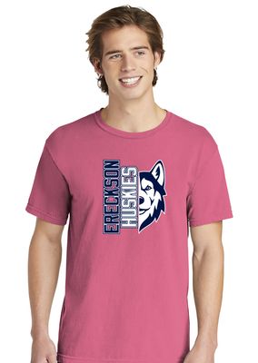 Ereckson Huskies - Half Husky - Comfort Colors Short Sleeve