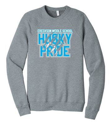 Ereckson Huskies - Husky Pride - Bella+Canvas Crew Sweatshirt