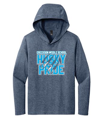 Ereckson Huskies - Husky Pride - District Perfect Tri Long Sleeve Hoodie