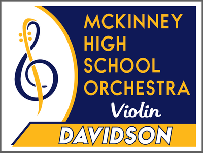 Orchestra Fan Gear - Personalized Yard Sign