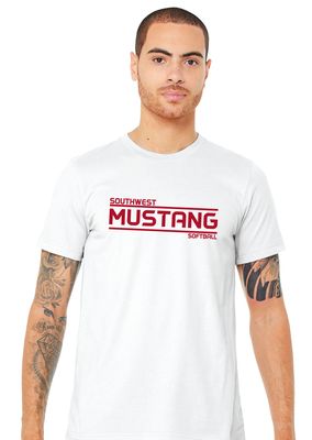 USW Softball - Mustang - Bella+Canvas Short Sleeve