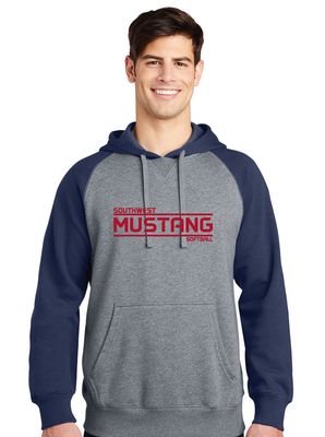 USW Softball - Mustang - Raglan Hoodie