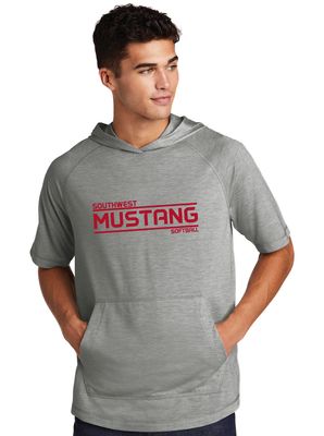 USW Softball - Mustang - Short Sleeve Hoodie