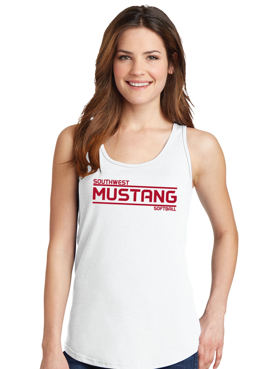 USW Softball - Mustang - Cotton Tank