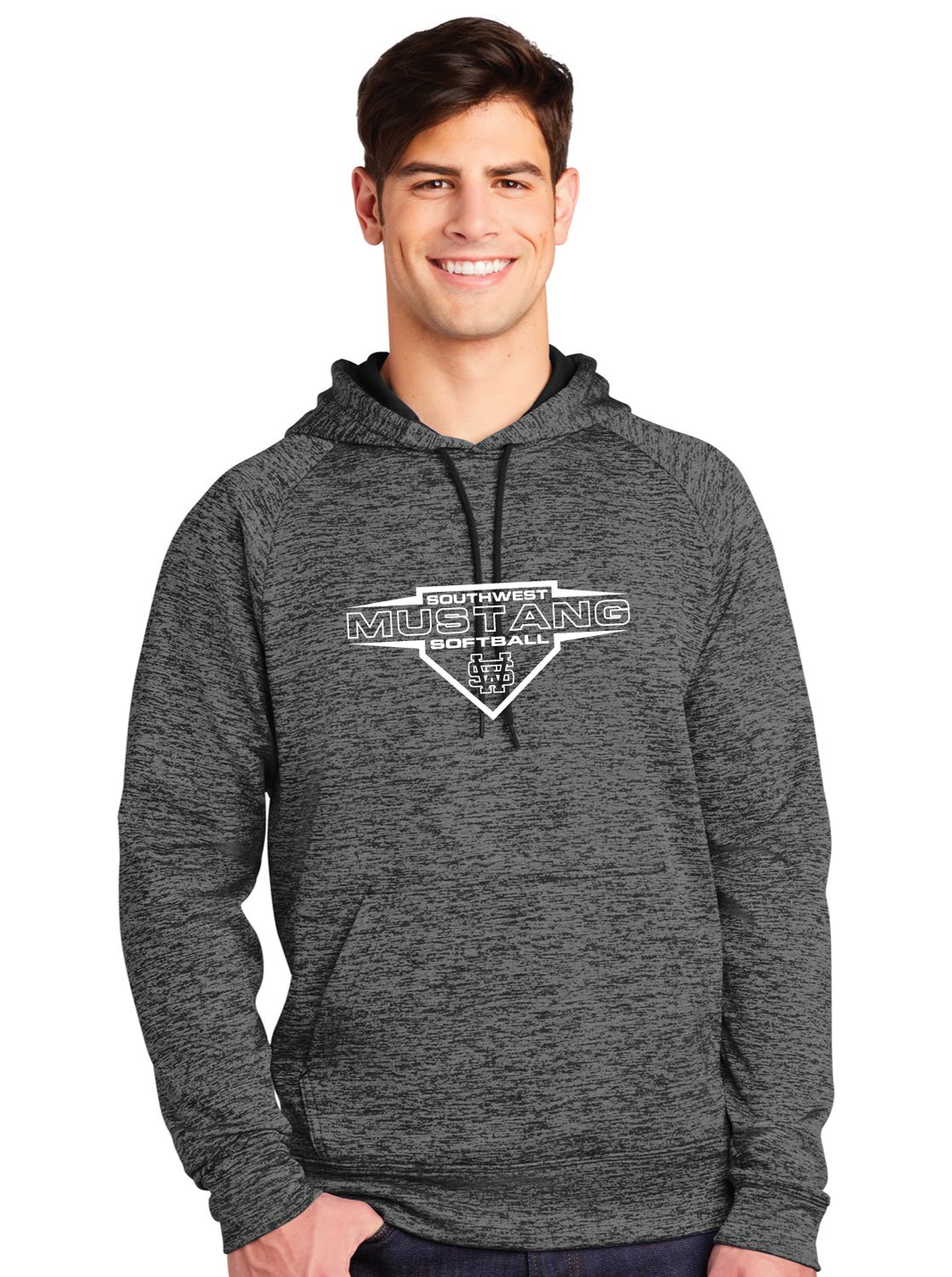 USW Softball - Home Plate - Electric Dri-Fit Hoodie