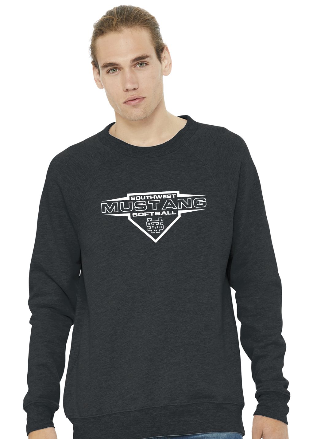 USW Softball - Home Plate - Bella+Canvas Crew Sweatshirt