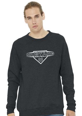 USW Softball - Home Plate - Bella+Canvas Crew Sweatshirt