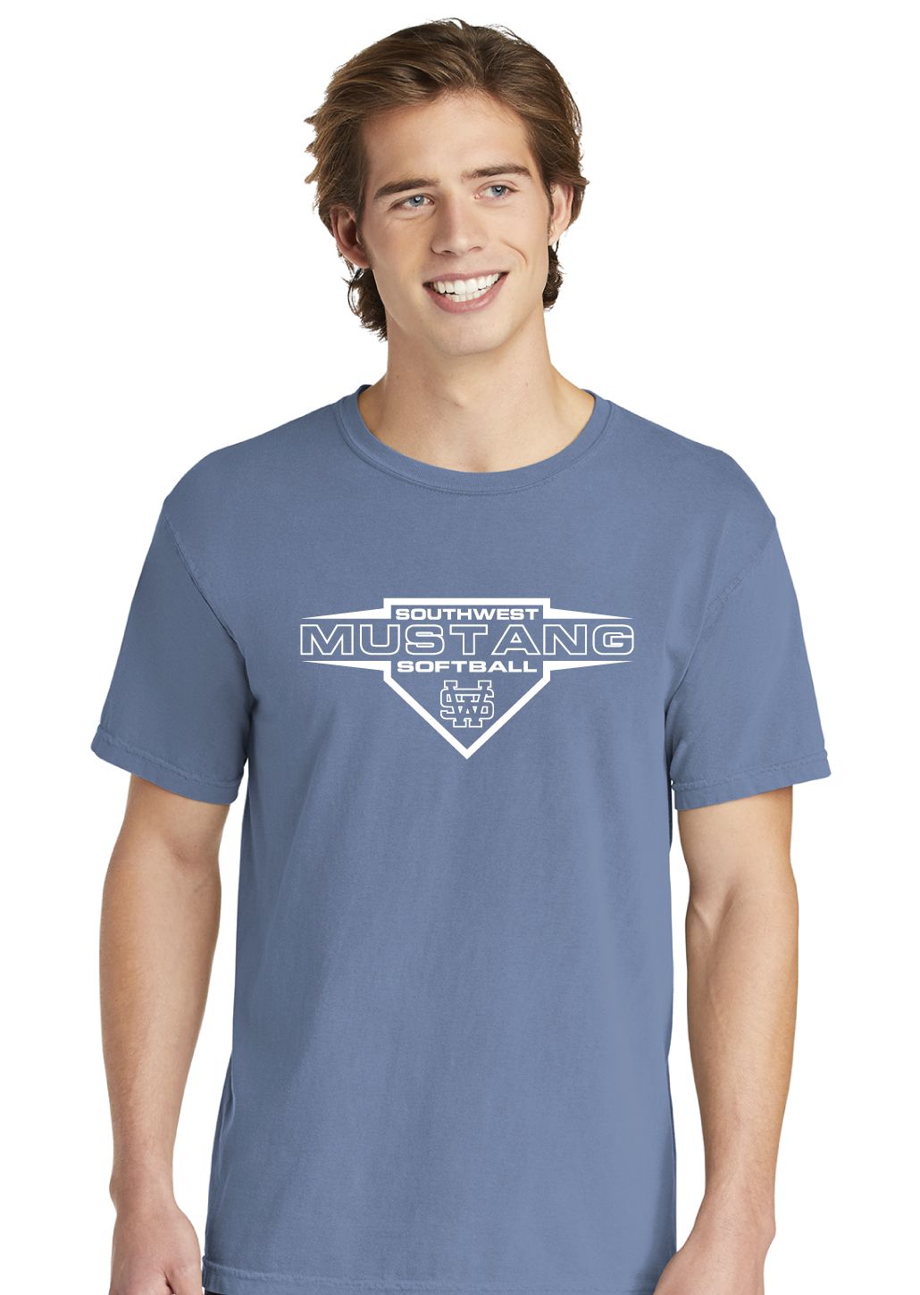USW Softball - Home Plate - Comfort Colors Short Sleeve