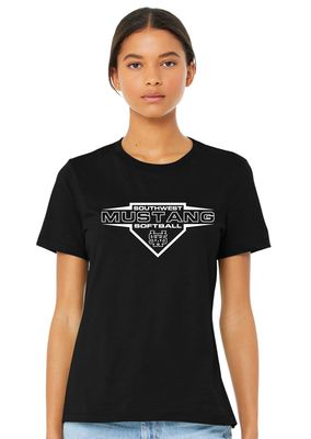 USW Softball - Home Plate - Bella+Canvas Ladies