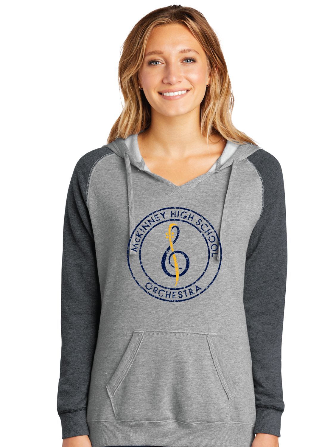 McKinney Orchestra - Circle - Lightweight Raglan Hoodie