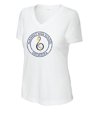 McKinney Orchestra - Circle - Dri-FIt V-Neck