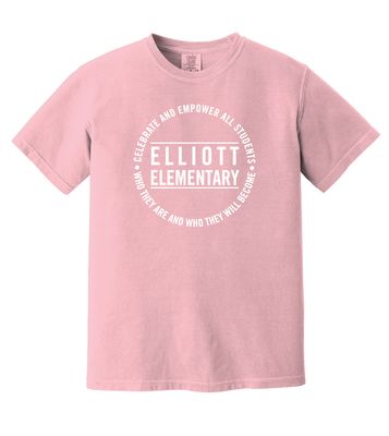 Elliott Elementary - Circle - Comfort Color Short Sleeve