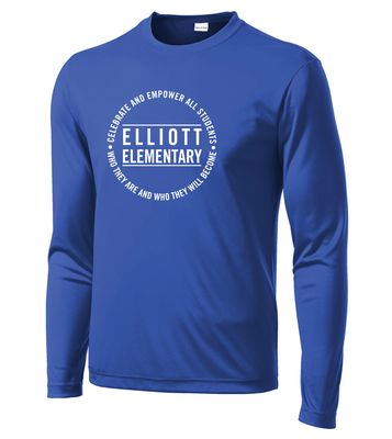 Elliott Elementary - Circle - Dri-Fit Long Sleeve