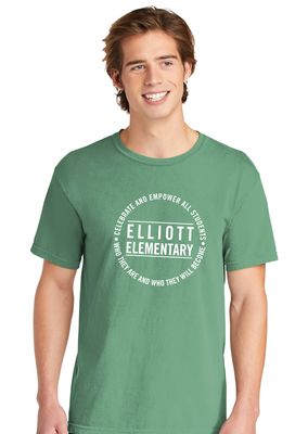 Elliott Elementary - Circle - Comfort Color Short Sleeve