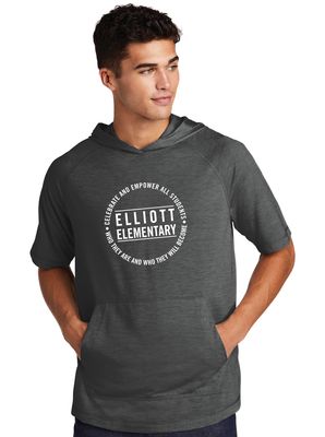 Elliott Elementary - Circle - Short Sleeve Hoodie