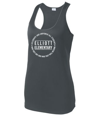 Elliott Elementary - Circle - Dri-FIt Racerback Tank