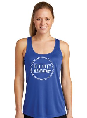 Elliott Elementary - Circle - Dri-FIt Racerback Tank