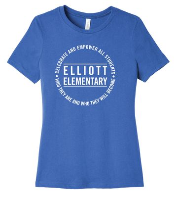 Elliott Elementary - Circle - Bella+Canvas Ladies`