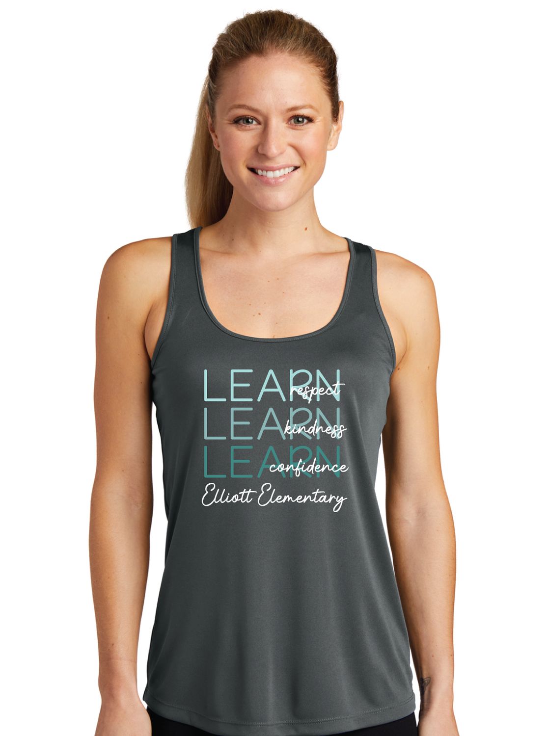 Elliott Elementary - Learn - Dri-Fit Racerback Tank