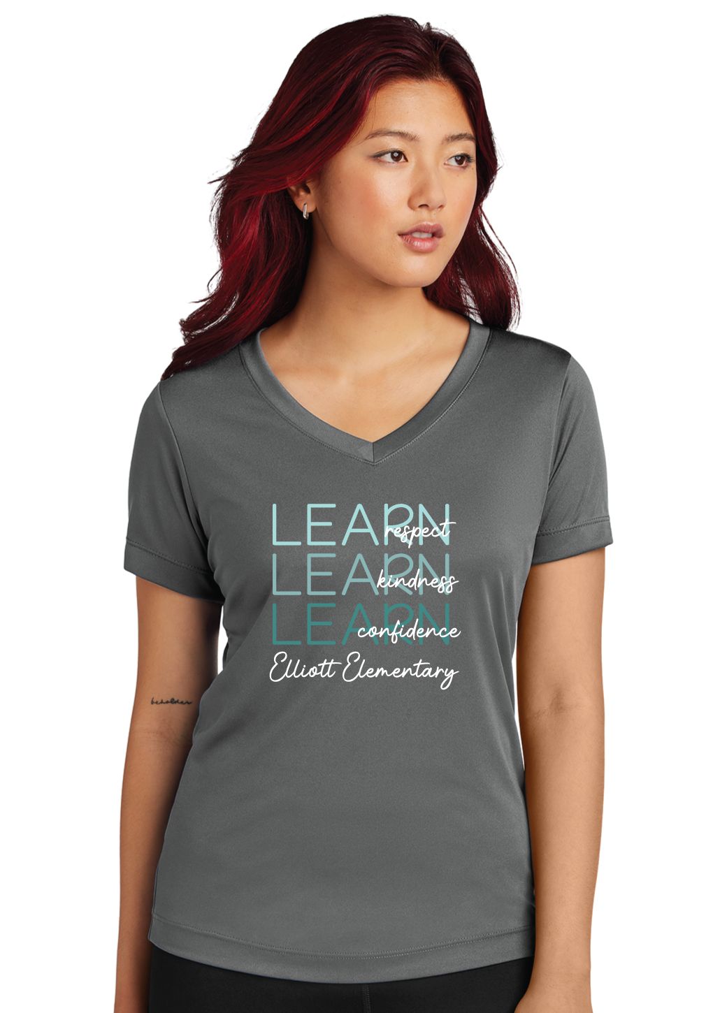 Elliott Elementary - Learn - Dri-Fit V-Neck