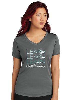 Elliott Elementary - Learn - Dri-Fit V-Neck