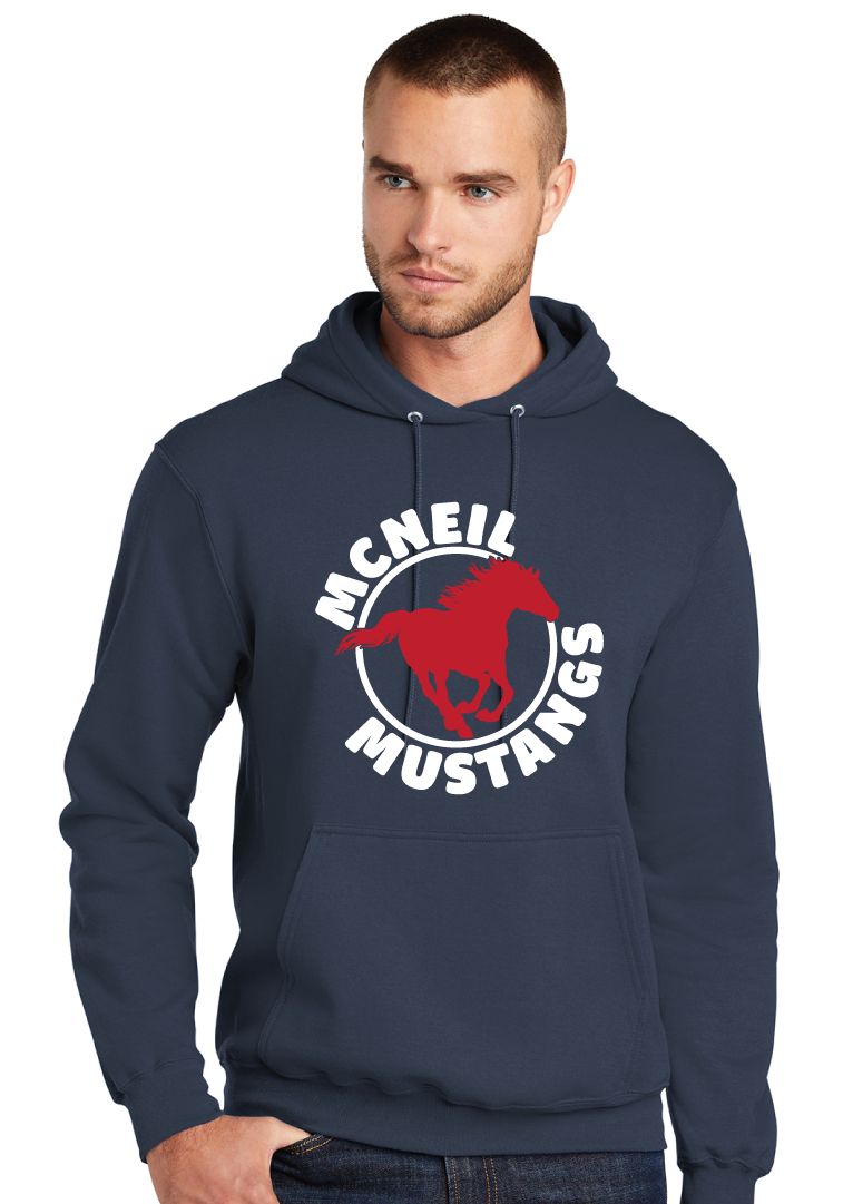 McNeil Mustangs - Circle - Hoodie