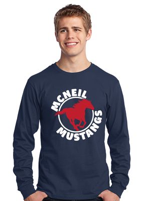 McNeil Mustangs - Circle - Long Sleeve