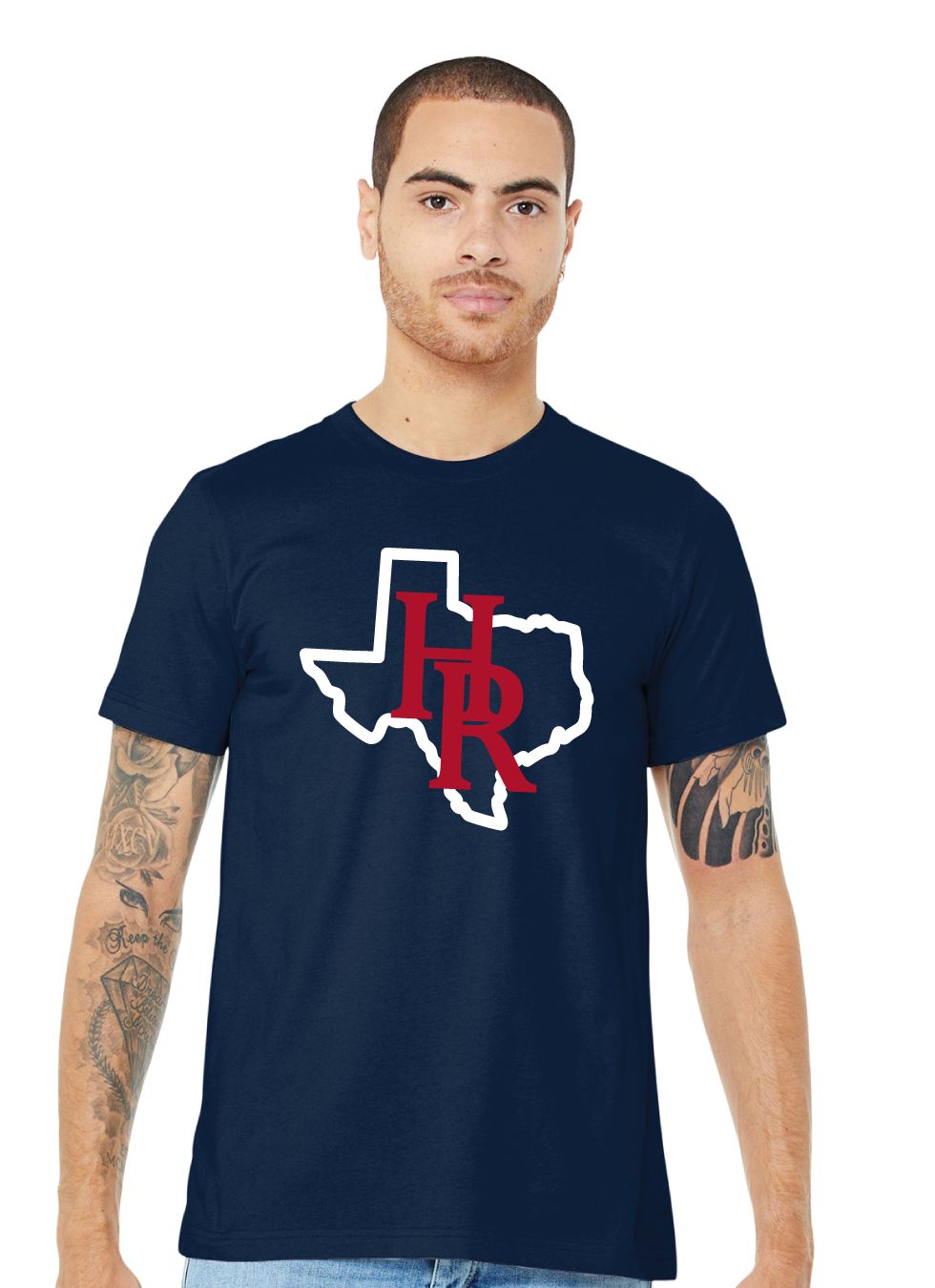 Hitters Row - Cubs - Texas - Bella+Canvas Short Sleeve